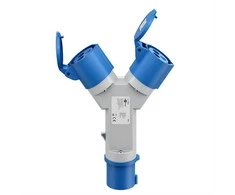 Goobay CEE į 2 CEE 16A Y tipo skirstytuvo adapteris