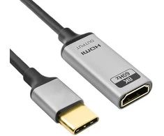 Adapteris USB-C 3.1 HDMI 8K Spacetronik 0.2m