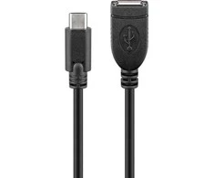 USB-C į USB OTG 2.0 adapteris Goobay 0,2 m