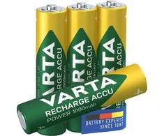 Baterijos VARTA LR03 AAA 1.2V 1000 mAh 4 vnt.