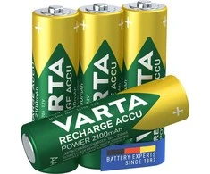 Baterijos VARTA LR06 AA 1.2V 2100 mAh 4 vnt.