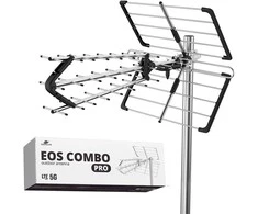 „Spacetronik“ DVB-T/T2 EOS PRO kombo UHF+VHF LTE 5G Juoda