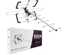 Antena DVB-T2 Spacetronik EOS PRO Combo Balta