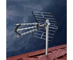 „Spacetronik“ DVB-T/T2 EOS PRO kombo UHF+VHF LTE 5G Juoda