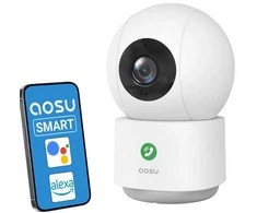 Aosu Glazero „Aosu P1 Pro 2K 4MP“ besisukanti „WiFi“ kamera