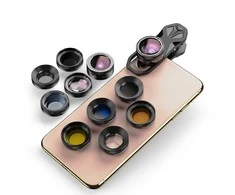 Apexel lęšiai ir filtrai išmaniesiems telefonams 11in1 DG11