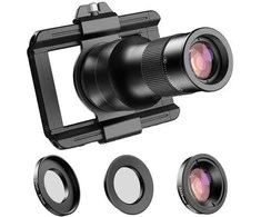 „Apexel TM6 6x 150mm“ teleobjektyvų ir makro objektyvų rinkinys