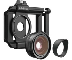 Apexel ZoomMacro 10-20X makro objektyvas išmaniesiems telefonams