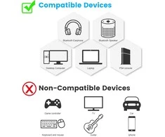 B10PRO „Bluetooth 5.0“ USB garso siųstuvas 1Mii 20m