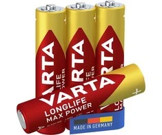 Baterija VARTA Longlife MaxPower LR03 AAA 1.5V 4vnt.