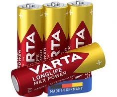 Baterija VARTA Longlife MaxPower LR06 AA 1.5V 4vnt.