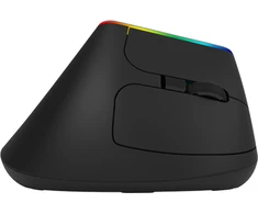 Belaidė pelė pionowa Delux M618C RGB juoda