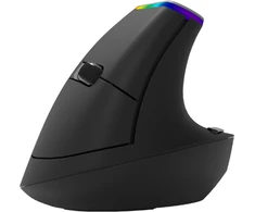 Belaidė pelė pionowa Delux M618C RGB juoda
