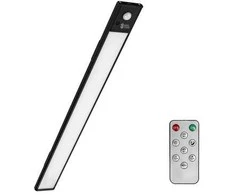 Belaidė LED lempa su judesio jutikliu, 40 cm, juoda