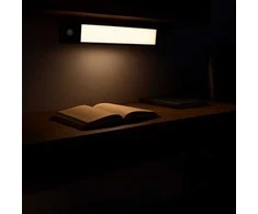 Belaidė LED lempa su judesio jutikliu, 40 cm, juoda