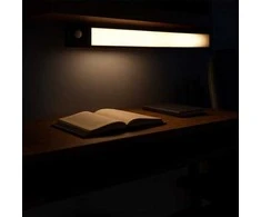 Belaidė LED lempa su judesio jutikliu, 60 cm, juoda