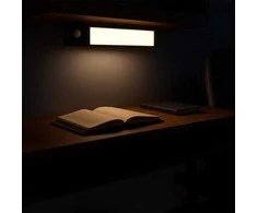 Belaidė LED lempa su judesio jutikliu, 20 cm, juoda