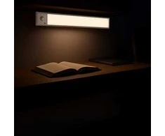 Belaidė LED lempa su judesio jutikliu, 40 cm, sidabrinė