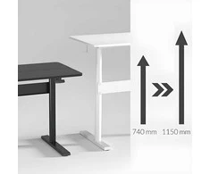 Spacetronik Moris 100BB 120x60 pneumatinis stalas