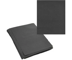 Bublaki Juodas korio pjaustytas popierius 30x25