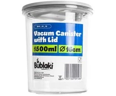 Bublaki Vakuuminis maisto indas 1500 ml, aukštis 16 cm