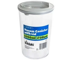 Bublaki Vakuuminis maisto indas 2000 ml, aukštis 20 cm