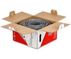 Conotech Susuktos poros LAN kabelis, cat.5e, F/UTP, 305m, CU, ekranuotas, pilkas, vidinis