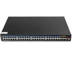 Šakotuvas Valdomas Komutatorius - Cudy GS5048S4 L3 Gigabit Ethernet 48 Prievadai Juodas