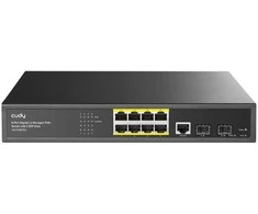Šakotuvas Cudy GS2008PS2 tinklo jungiklis Valdomas L2 Gigabit Ethernet (10/100/1000) Maitinimas per Ethernet (PoE) Juodas