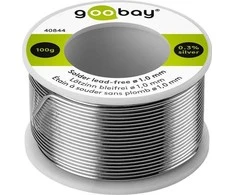 Goobay Litavimo skarda su fliusu 1,0 mm 100 g bešvinė