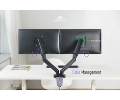Spacetronik Dviejų monitorių laikiklis Spacetron SPAG120 9