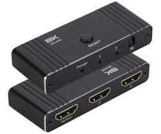Dviejų krypčių jungiklis 2x1 8K HDMI 2.1 Spacetronik