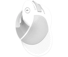 Ergonomiška pelė Delux M618G DB balta belaidė