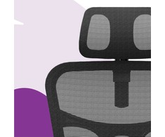 Ergonominė kėdė Spacetronik LUMBO 33 juoda