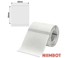Etiketės B serijos Niimbot 50x50 mm 150 vnt. skaidrios