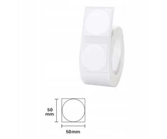 Niimbot etiketės R 50x50mm 150vnt apvalios B21, B21S, B3S, B1