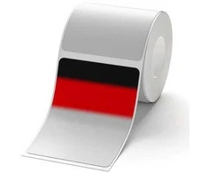 Etiketės serija B21_PRO Niimbot 38x70 mm raudona juoda