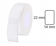 Etiketės serija D Niimbot 14x22mm 10X 250 vnt. baltos