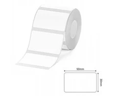 Etiketės K serijos Niimbot 50x30 mm 900 vnt. baltos