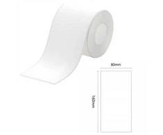 Etiketės K serijos Niimbot 80x160 mm 195 vnt. baltos