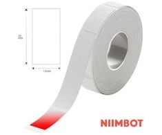 Etiketės serija Niimbot T12*24-230 baltos apvalios
