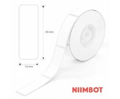 Niimbot etiketės RP 14x40mm 160vnt Baltos D11, D11-M, D110, D110-H