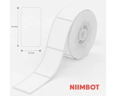 Etiketės serija Niimbot T25*40-155 baltos