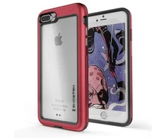 Ghostek Atomic Slim Apple iPhone 7 Plus 8 Plus raudonas dėklas