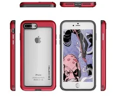 Ghostek Atomic Slim Apple iPhone 7 Plus 8 Plus raudonas dėklas