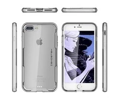 Ghostek „Cloak 3“ dėklas Apple iPhone 7 Plus 8 Plus, sidabrinis