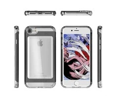 Ghostek Apple iPhone 7 8 dėklas, juodas, apsiaustas