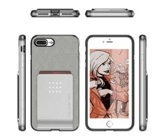 Ghostek Exec 2 dėklas Apple iPhone 7 Plus 8 Plus sidabrinis