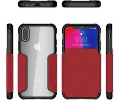 Ghostek Exec 3 Apple iPhone Xs dėklas raudonas