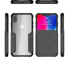 Ghostek Exec 3 Apple iPhone Xs Max dėklas, pilkas